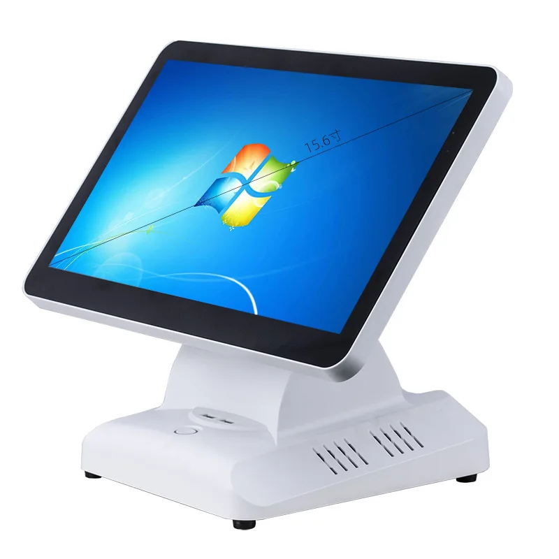 Manufacturer Wholesale Single-Screen 15.6 Inch All In One POS Cash Register Pos With Windows Or Android For Retail Shop