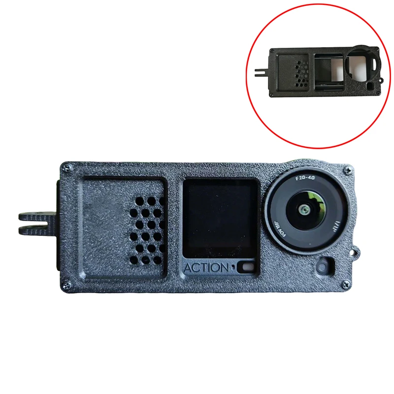 

1PCS For DJI OSMO Action6 Camera Cooling Cage Heat Sink Protective Shell with Large External Fan Prevents Overheating Shutdown