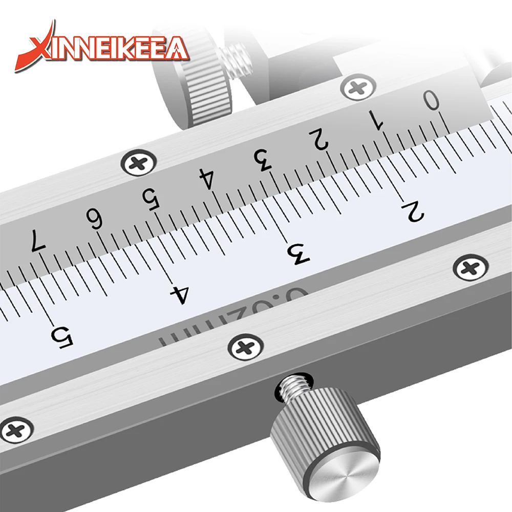 Center Distance Edge Center Hole Distance Vernier Caliper Measuring Range 150mm 200mm 300mm 4CR13 Stainless Steel Measuring Tool