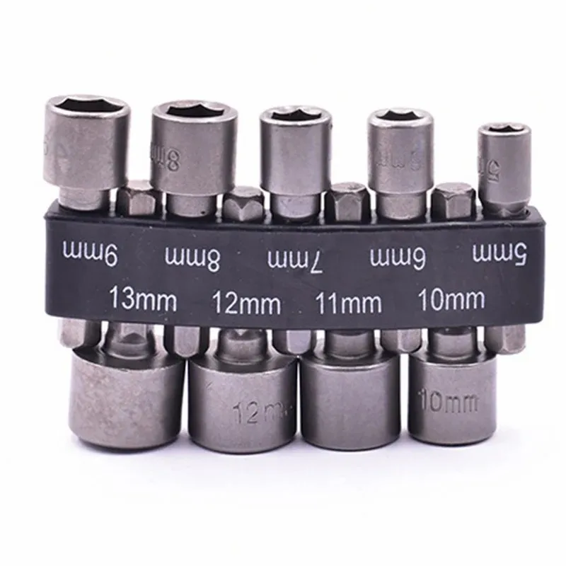 Hexagonal handle wind screwdriver socket head 9/14 piece set, metric and imperial electric drill screwdriver 6 35mm configuratio