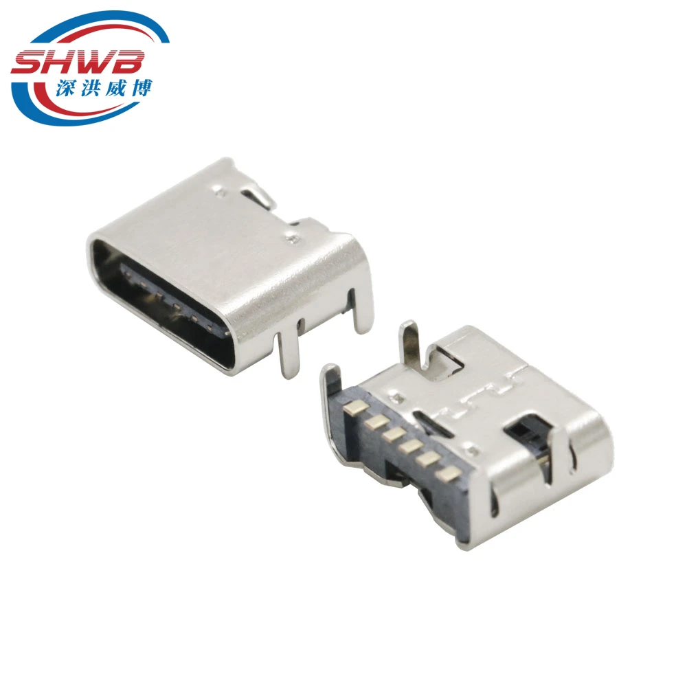 Conector tipo C USB 3,1, 2, 6, 14, 16 y 24 Pines, conector hembra SMD DIP para PCB, puerto de carga de alta corriente, transferencia de datos