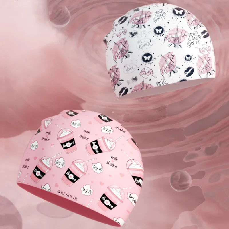 

Шапочки для плавания для взрослых и женщин, водонепроницаемые мягкие силиконовые шапочки для плавания, большой размер, защита ушей, шапочки для дайвинга и серфинга