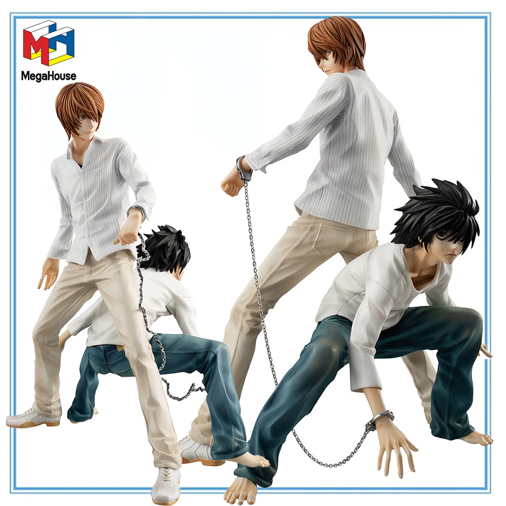 

100% оригинал в наличии MegaHouse G.E.M. Death Note Yagami Light L Аниме Фигурка Коллекция Серия Модель Украшение Гаражный Комплект