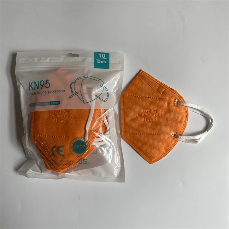 10-200pcs FFP2 Mask Approved CE 5 Layers Face Mask KN95 Filter Respirator Pink Reusable Adults Protective KN95 FFP2 Mascarilla