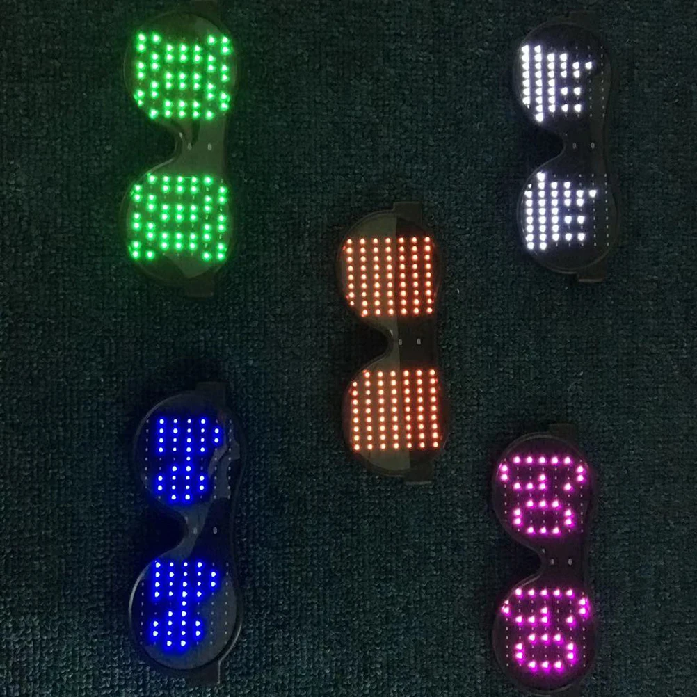 

Led Luminous Glasses Funny Eyeglasses Interesting Eyewear Photo Props Party Supplies Costume Accessory For Cosplay Carnival