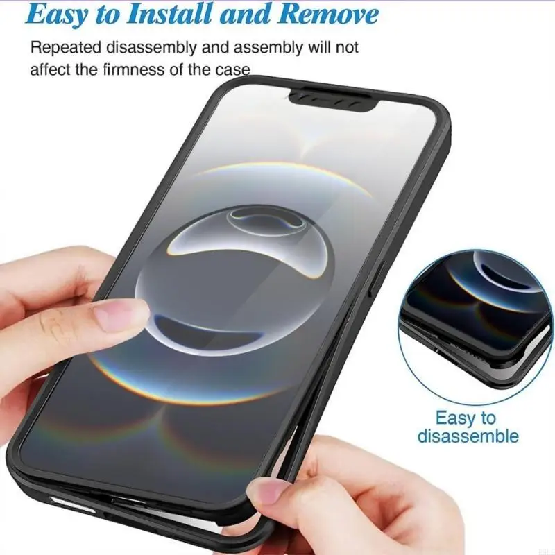 2025 Новое полное покрытие магнитное корпус Shock -Resection Shopection Cash для телефона 16e