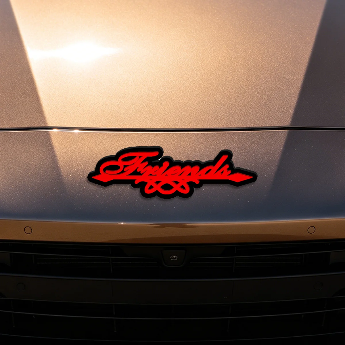 Creative Cursive Font Custom Acrylic Car Sticker Personalized Logo Waterproof  Stickers Suitable for Auto Body Decal Accessories