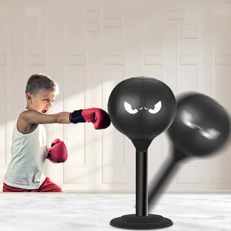 

Desktop Punching Bag Desk Boxing Bag With Suction Fun Punch Rage Bag Table Cup Stress Relief Tabletop Punching Bag With Air Pump