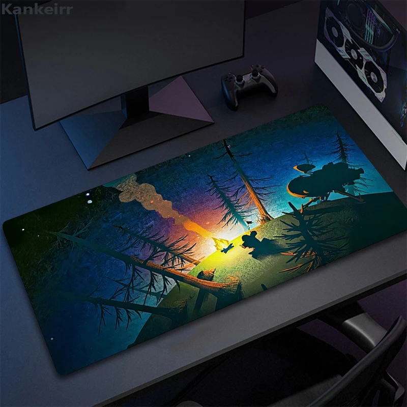 Pc Gaming Mouse Pad Gamer Outer Wilds Mausepad Non-slip Mat Deskmat Computer Tables Office Accessories Mousepad Keyboard Mats Xl
