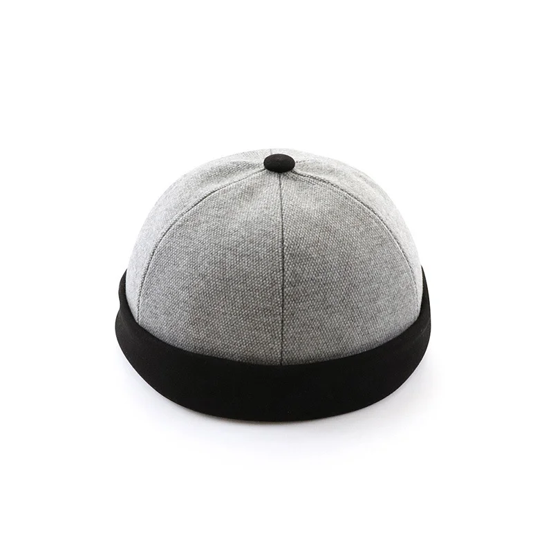 Индивидуальная шляпа китайского владельца, осенне-зимняя уличная трендовая тюбетейка в стиле хип-хоп, ретро, контрастного цвета, световая доска без поля