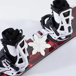 3D Snow Shape Snowboard Foot Pad, PVC Material, Universal Non-slip Replacement