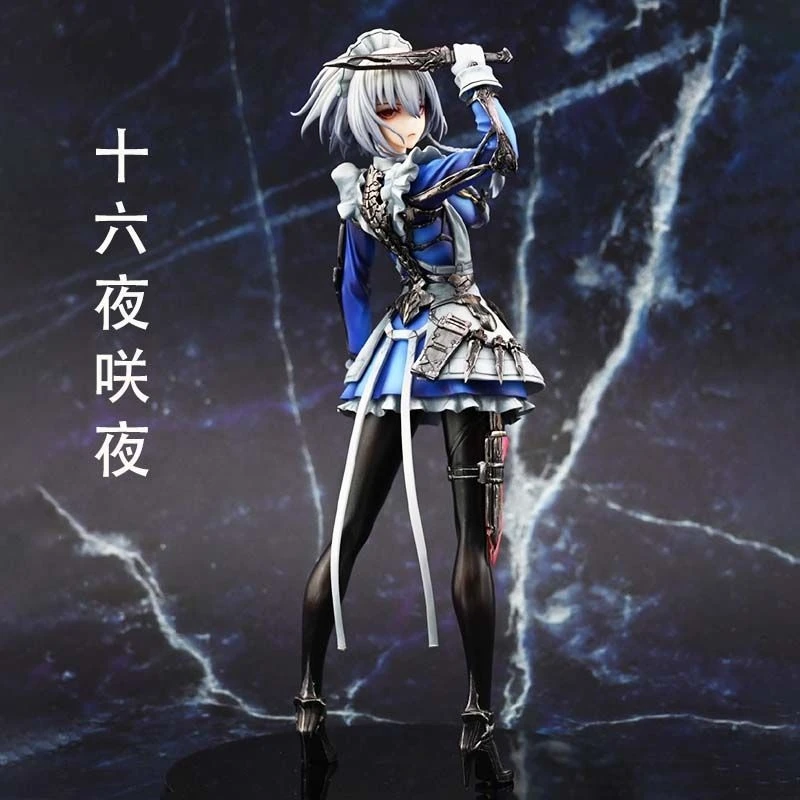 

Фигурка-статуэтка горничной Сакуи Изайи из Touhou Project (GK) с ножом, аниме-статуэтка для коллекционеров, фанатов, для дома, настольного декора, подарок на праздники