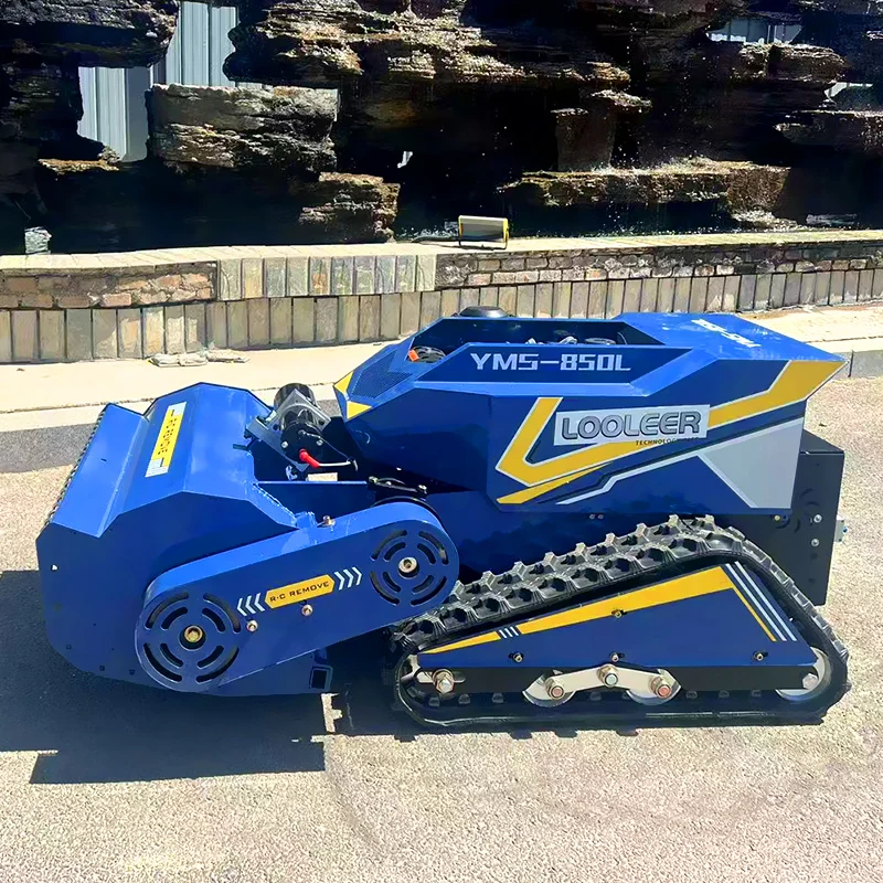 تخصيص نير التحكم عن بعد جزازة صفر بدوره بكرة ذاتية الدفع روبوت Weeder قابل للتكيف مع جميع التضاريس جزازة العشب جرار