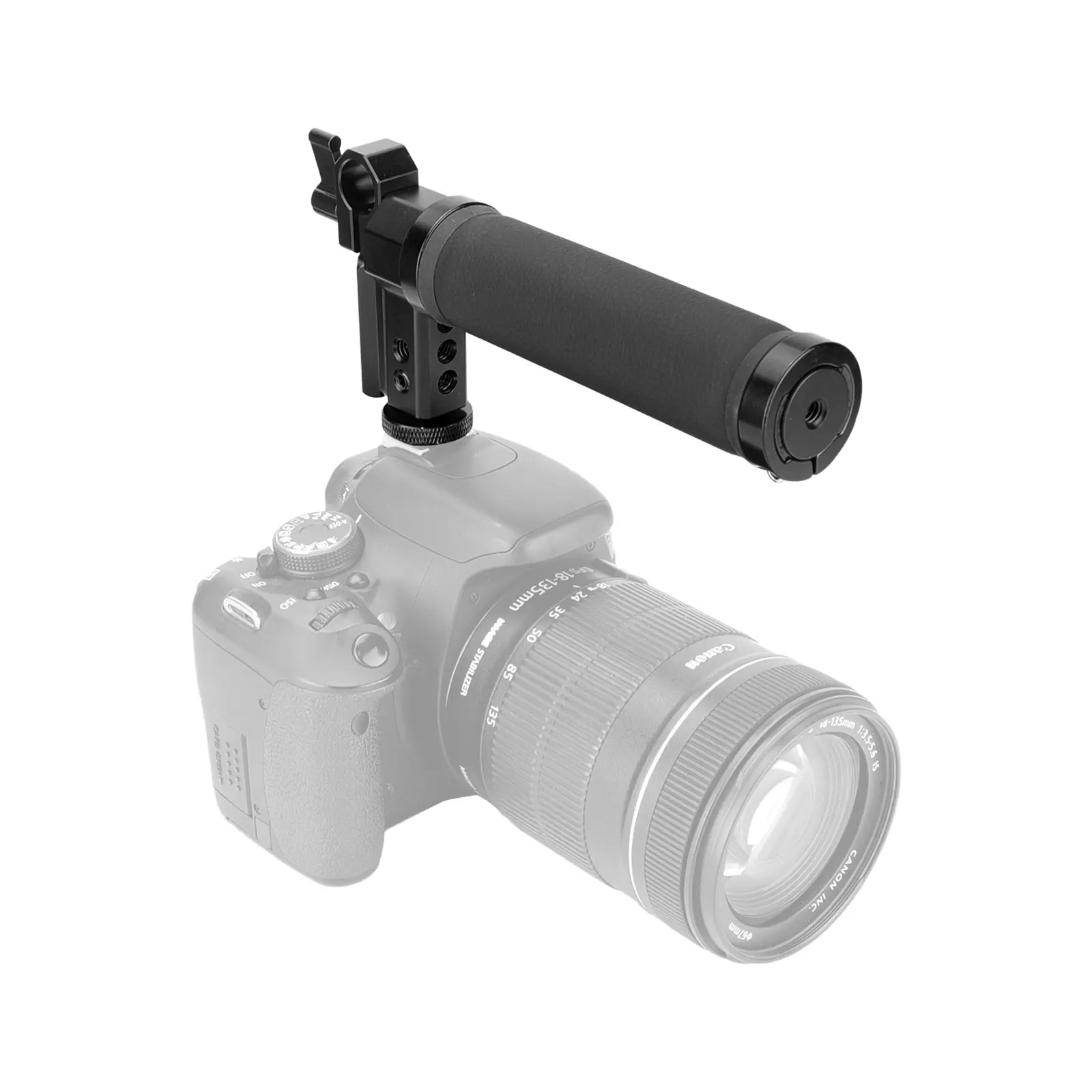 SZRIG Top uchwyt skórzany z uchwytem Quick Release 1/4-20 otworów DSLR Shoe kompatybilny z lustrzanki cyfrowe