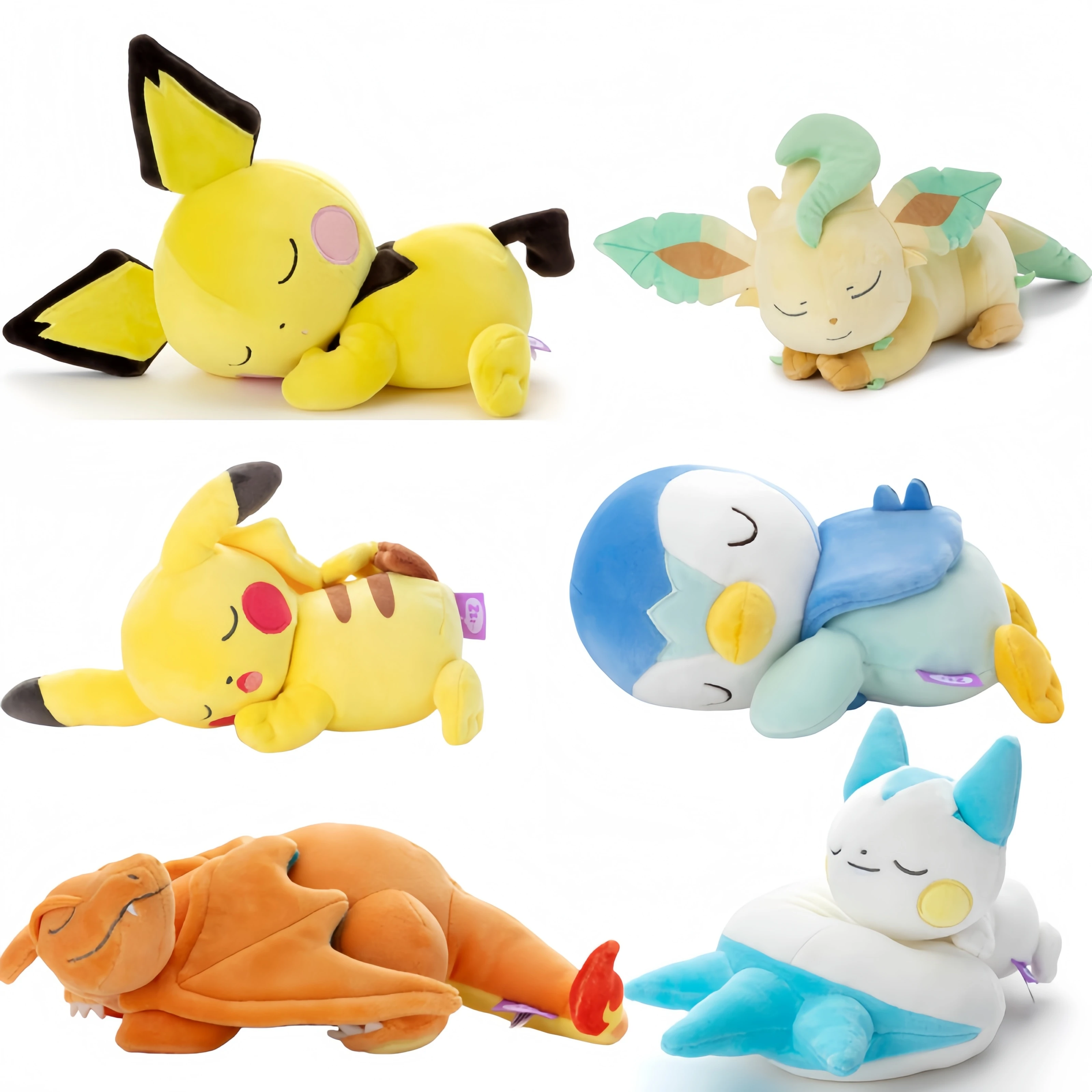

Плюшевая серия для сна Pokemon Pikachu Gengar Charizard Sprigatito Pachirisu, мягкая кукла Leafeon Sylveon Peluche, аниме-игрушки, подарок