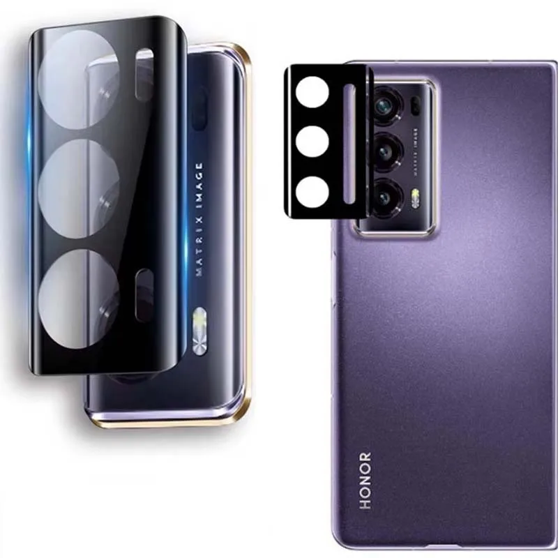 

for Honor Magic V2 5G Lens Protector Clear Tempered Glass Cap Camera Hard Film Cover Black Curved Coverage Glass