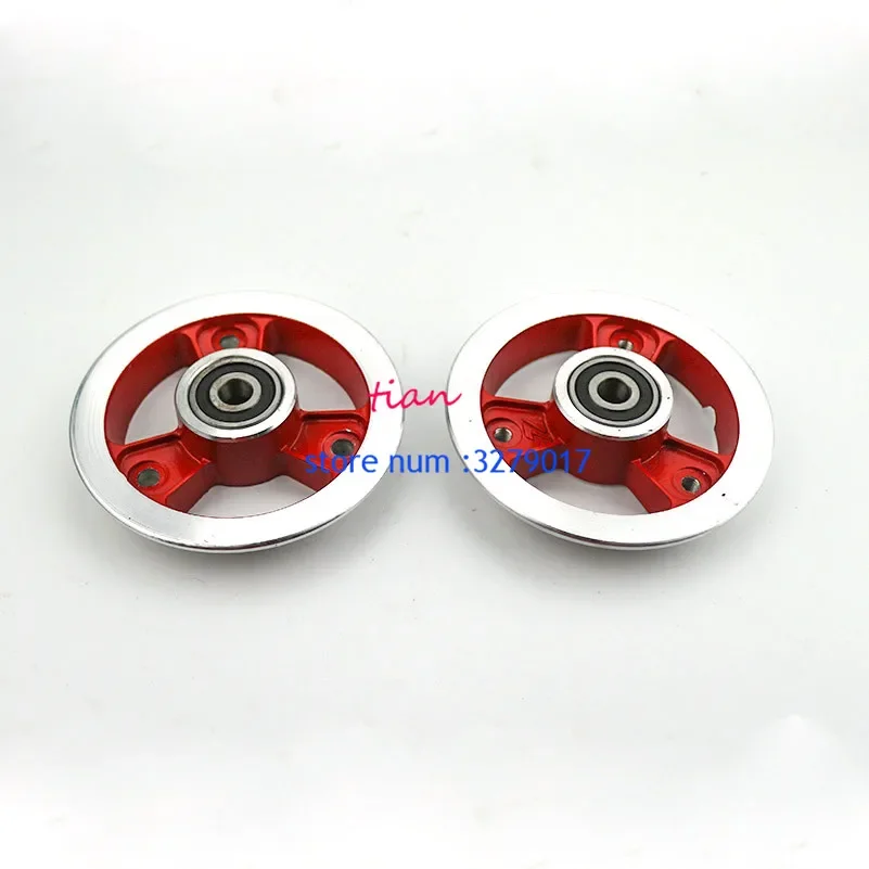 200X50 front wheel hub 8 inch bearing aluminum wheel rims use 200X50 tire tyre fits 8'' electric folding scooter