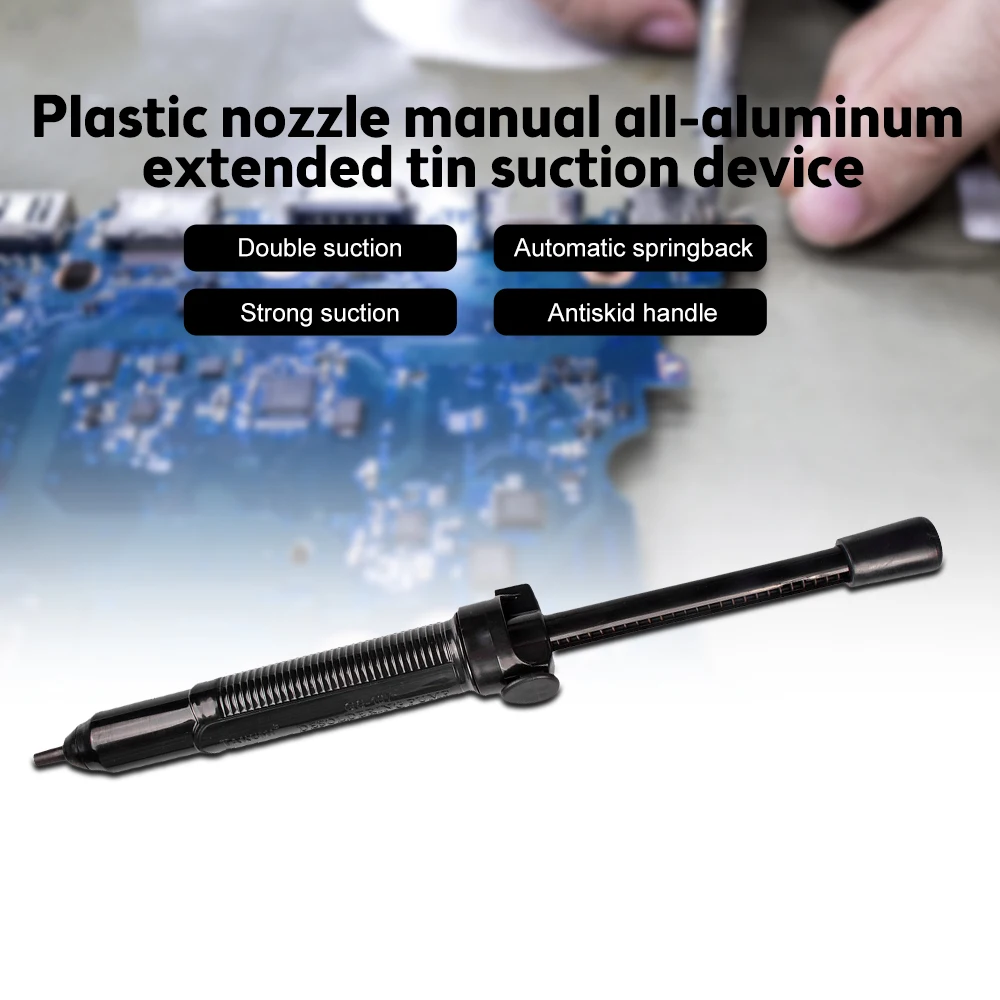 Desoldering Pump Suction Tin Gun Soldering Sucker Pen Vacuum Soldering Iron Desolder Hand Welding Tools Electronic Component