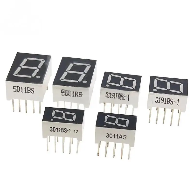 10 шт. Изумрудно-зеленый 0,36 дюйма 1 2 3 4 цифры катодный анод 0,36 дюйма цифровая трубка светодиодный цифровой дисплей 7-сегментный дисплей светодиодный