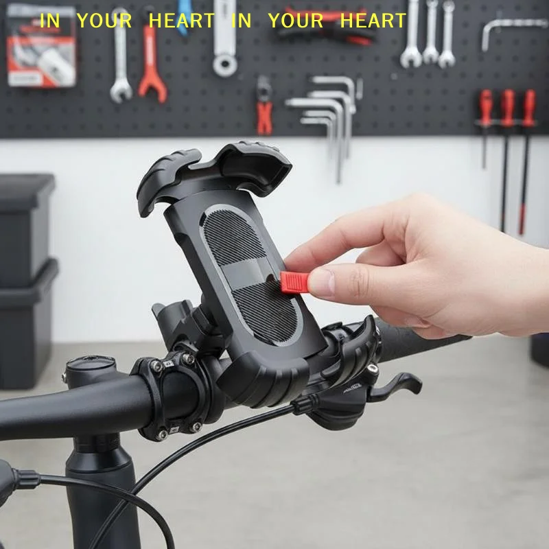 【X】Universal Bike Motorbike Phone Mount 360° Rotatable Adjustable Stable Anti-drop Holder for Mountain Road Cycling Travel Use