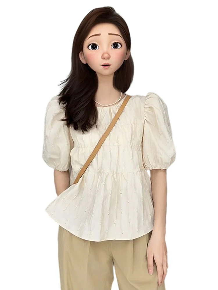 Pantaloni Larghi Casual Kaki da Donna, Nuovi Pantaloni Estivi Sottili e Larghi a Tubo Dritto, Lunghi al Ginocchio, Stile Giapponese, Vita Alta in Cotone