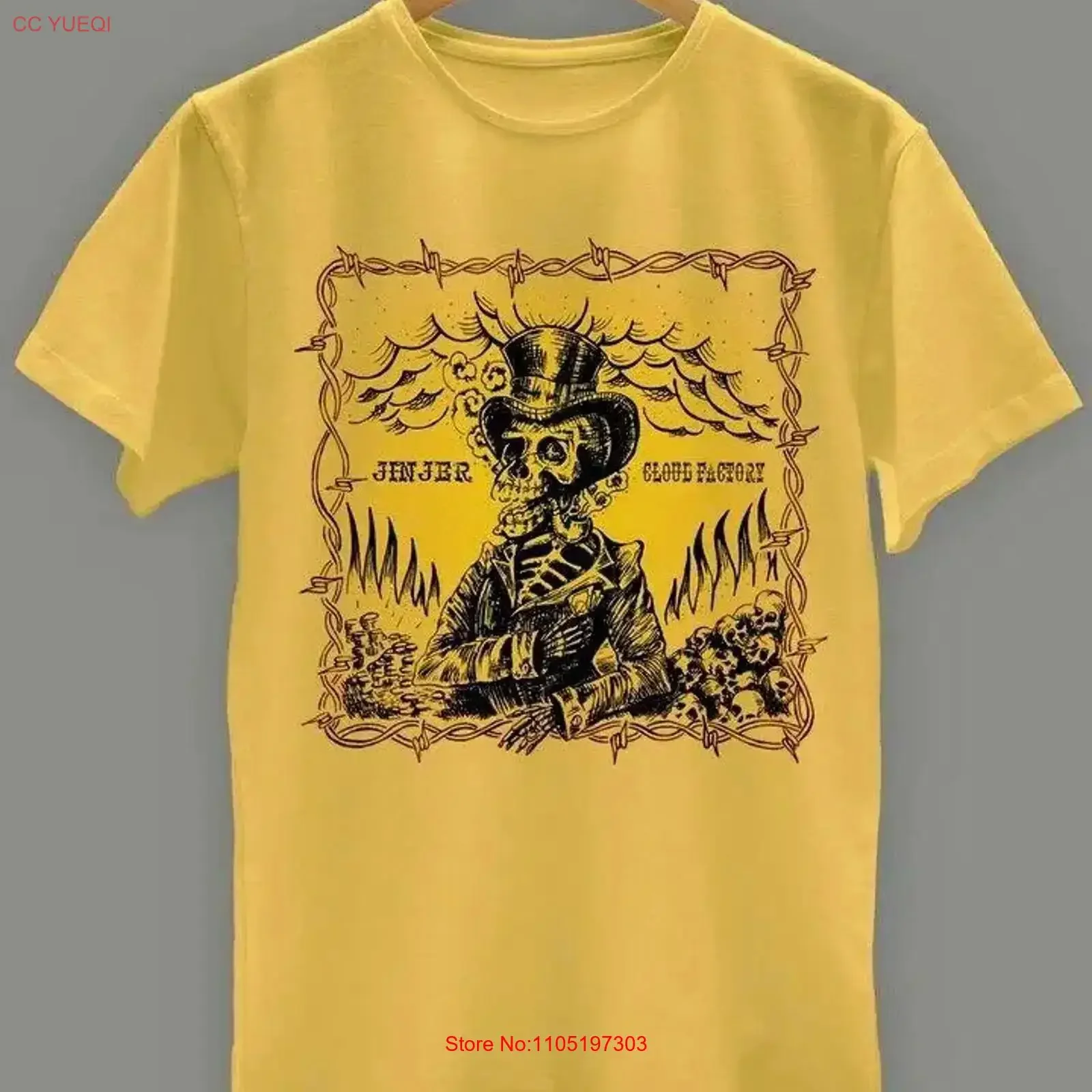 Jinjer Cloud Factory Album Band  S to 5XL T shirt S4940 vintage Washed Unisex Comfortable fashion Casual Slightly Versatile