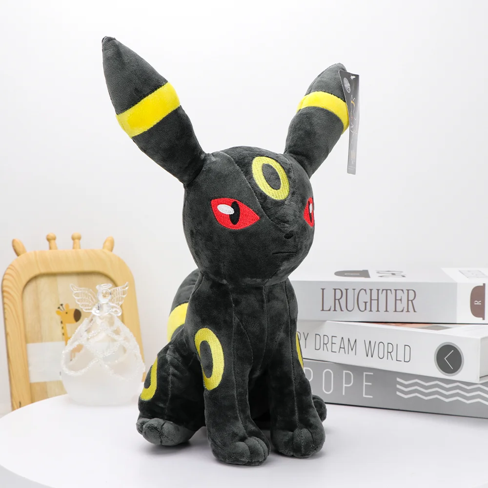 Sylveon Umbreon Espeon Leafeon Plüschtiere, niedliche Eevee-Kuscheltiere, Peluche-Puppen für Kinder, Geschenke mit Sammlerwert, 24 cm – Detail 5