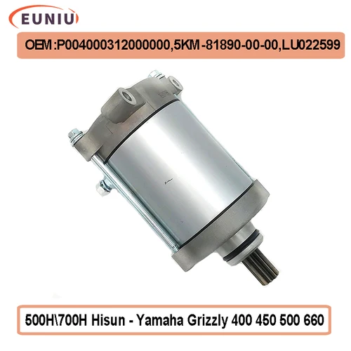 Conjunto de motor de arranque para HISUN 500/700cc ATV UTV HS CODE 31200- 004000 -0000 CÓDIGO ERP P 004000312000000