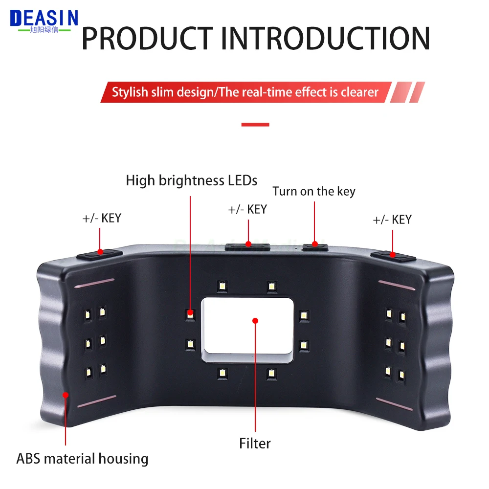 Dental Photography Light LED Oral Filling Lamp Dentistry Photo Video Orthodontics Equipment for Dentist Treatment Lighting