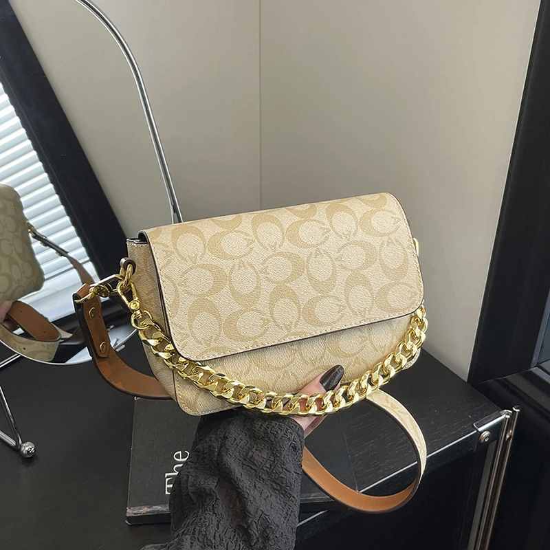 Damen-Umhängetasche im Luxus-Stil, beliebtes Design, Damen-Umhängetasche mit Kette, klassischer Modetrend, Damentasche