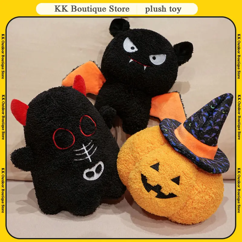 

New Halloween Plush Toys Funny Pumpkin Bat Ghost Devil Doll Plush Toys Christmas Halloween Decorative Gifts
