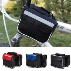 Waterproof Bicycle Saddle Bag Large Capacity Tail Rear 3 in 1 Trunk Bag Road Mountain Luggage Carrier Bike Bags  Bycicle Bag