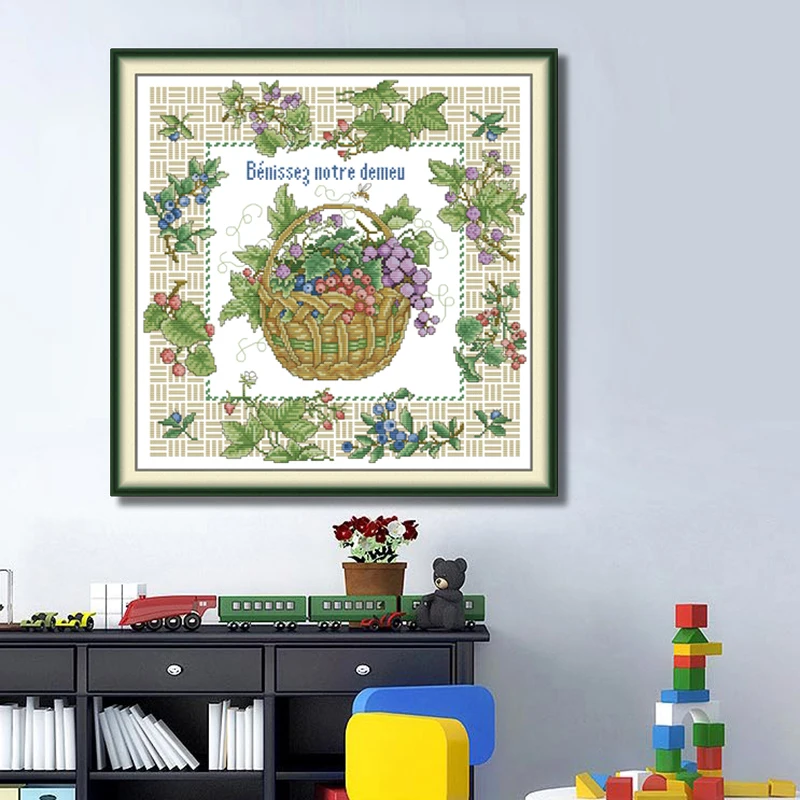 

Благословите это семейный набор для вышивки крестом Aida ткань 14CT/16CT/11CT набор для вышивания «сделай сам» Рождественский подарок радость воскресная поставка с фабрики