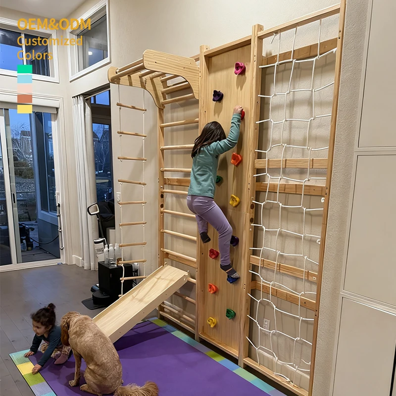 Climbing frame Children Adult Indoor gym Ladder Climbing wall