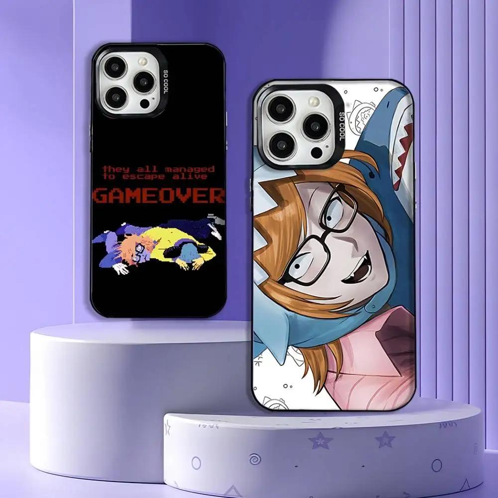 

R-Ranfren Randal Satoru Phone Case For iPhone 17,16,15,14,13,12,11,Pro,Max,Plus,E,Air,Mini Black Tpu Cover