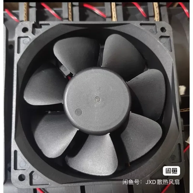for 12Cm thickness 38mm 24V 2-wire large air volume inverter fan 1