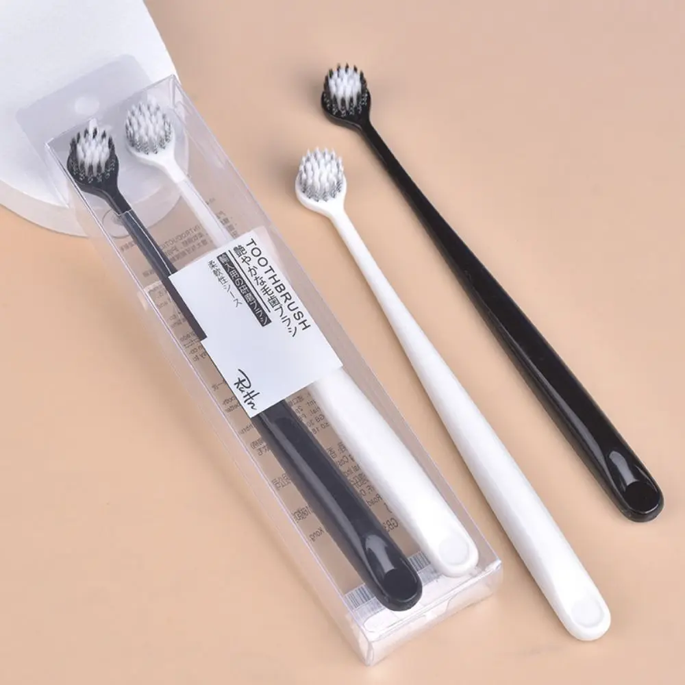 Brosse à dents à tête ronde pour adultes, livres profonds, cheveux doux, nettoyage des dents, outil d'hygiène buccale pour couple, soins bucco-dentaires