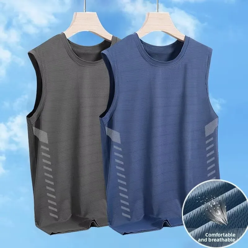 アイスセンセーション ラウンドネスヴェルベスト ショルダーストラップ アイスシルク サマー ラージサイズ レディース スポーツベスト クイックドライ ノースウェット Tシャツ...