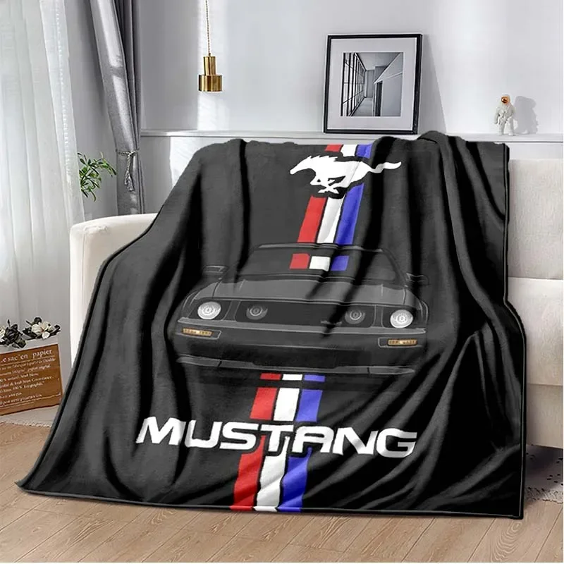 Mustang coperta trapunta leggera tenere in caldo tessuto carino coperta divano letto Home Office disponibile in tutte le stagioni