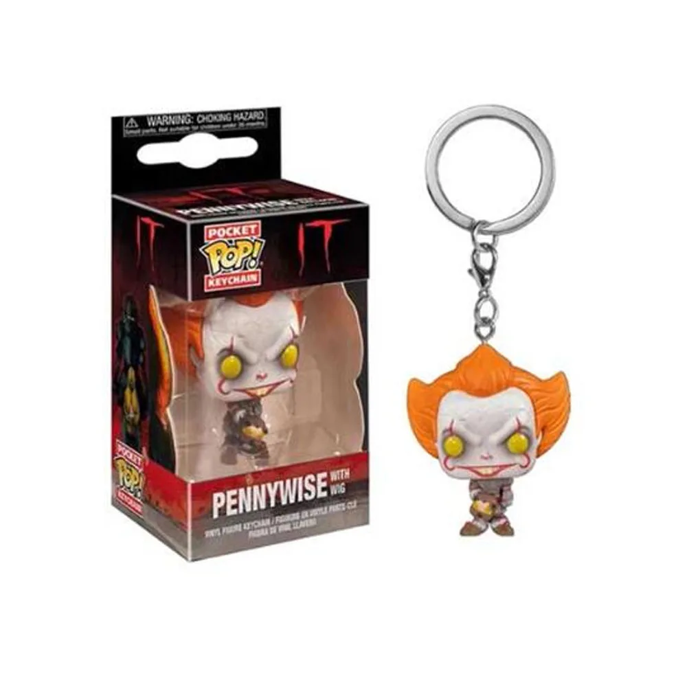 Funko Pop سلاسل المفاتيح أفلام الرعب تشاكي بيني- الفينيل ألعاب شخصيات الحركة البوب جيب سلاسل المفاتيح اللعب هدايا الهالوين