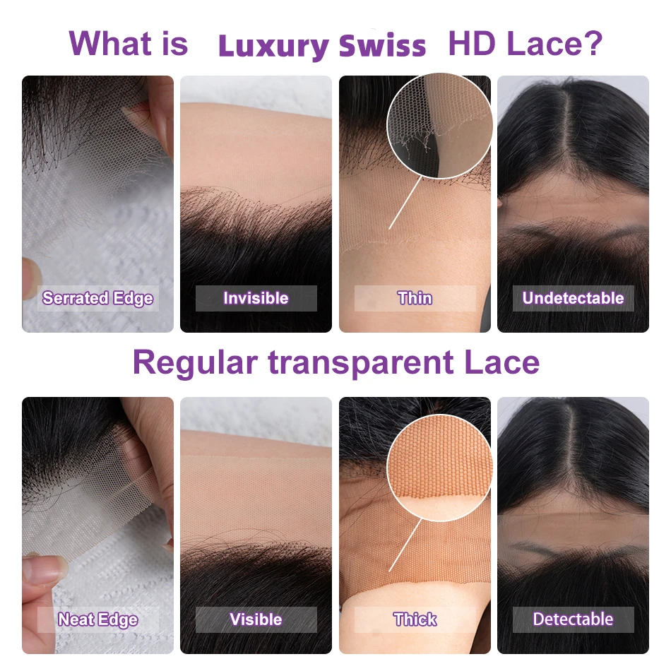 VESTA LUXURY SWISS HD LACE SUPER THIN AND TRANSPARENT FOR TOP QUALITY LACE WIG