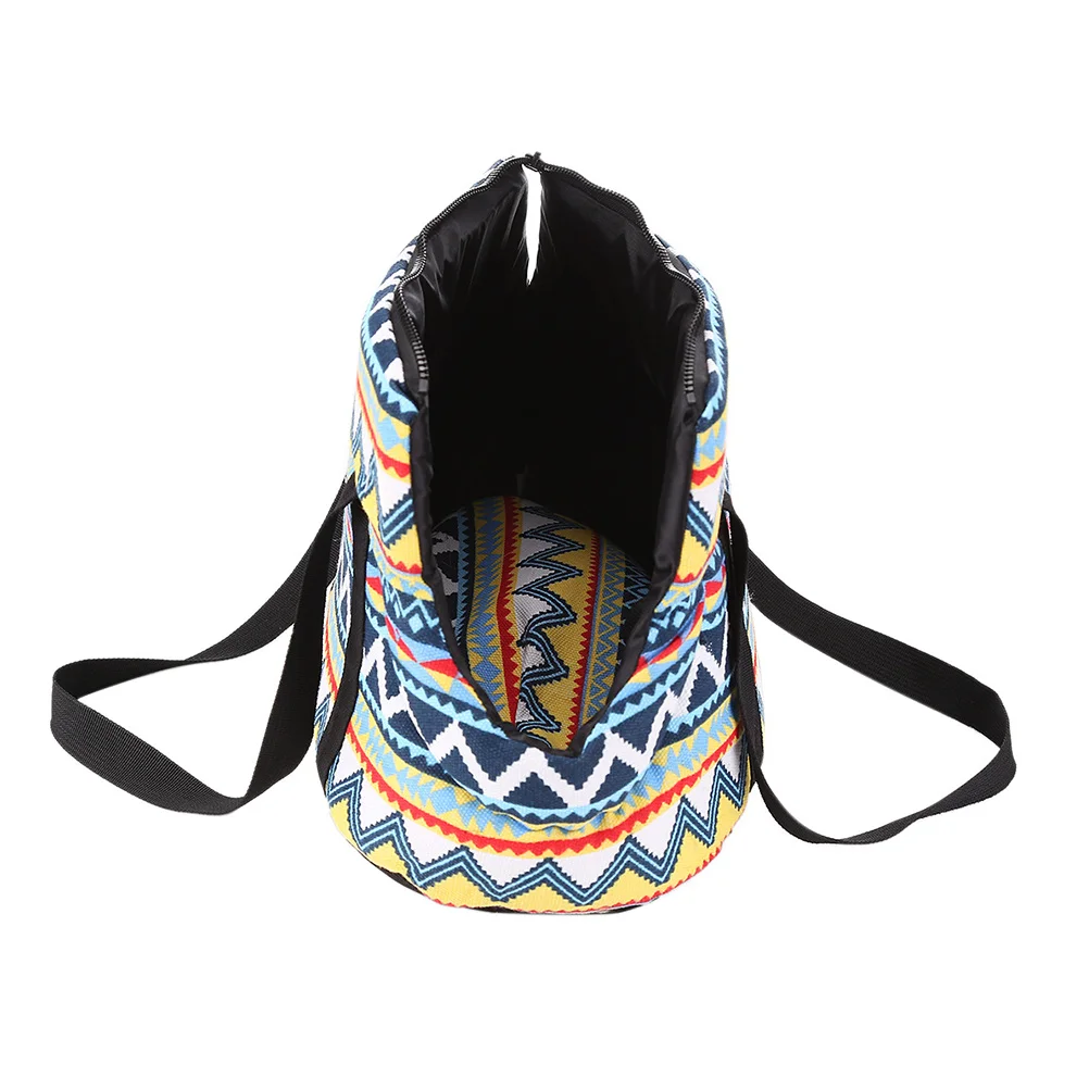 

Stylish Pet Shoulder Carrier Bag Size L Breathable Design Comfortable Travel Outdoor Pet Sling Carrier