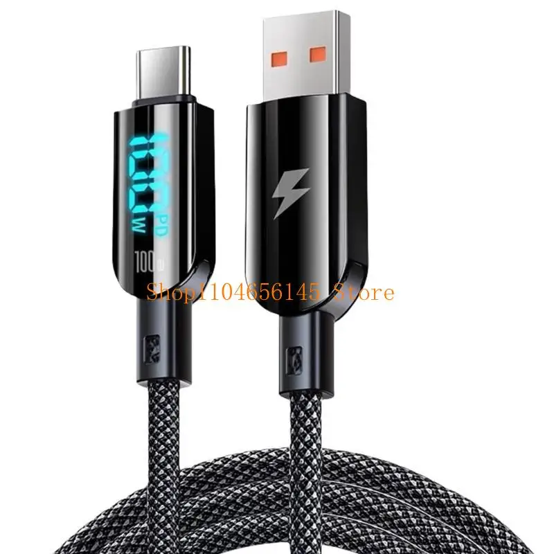 652F Type C Cable 480Mbps Data Transfer Charging Type C Male to Type C Male Charging Cord for Cellphone Tablet Car Charging