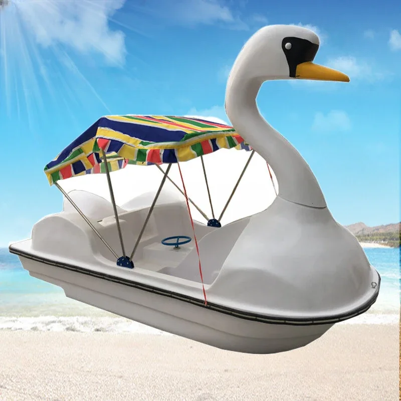 

Enjoy the Lake in a Safe and Fun White Swan Water Pedal Boat for Two swa pedal boat