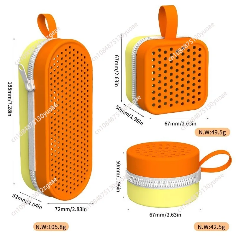 Silicone swimming goggles box,  storage box, anti-drop breathable swimming goggles, scratch-proof protective mirror box.