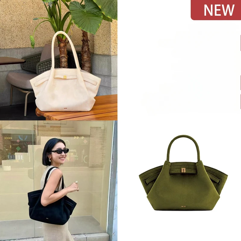

New JW PEI Dumpling Bag Large and Small Suede Soft Bag Fashionable Hand-held Shoulder Tote Bag