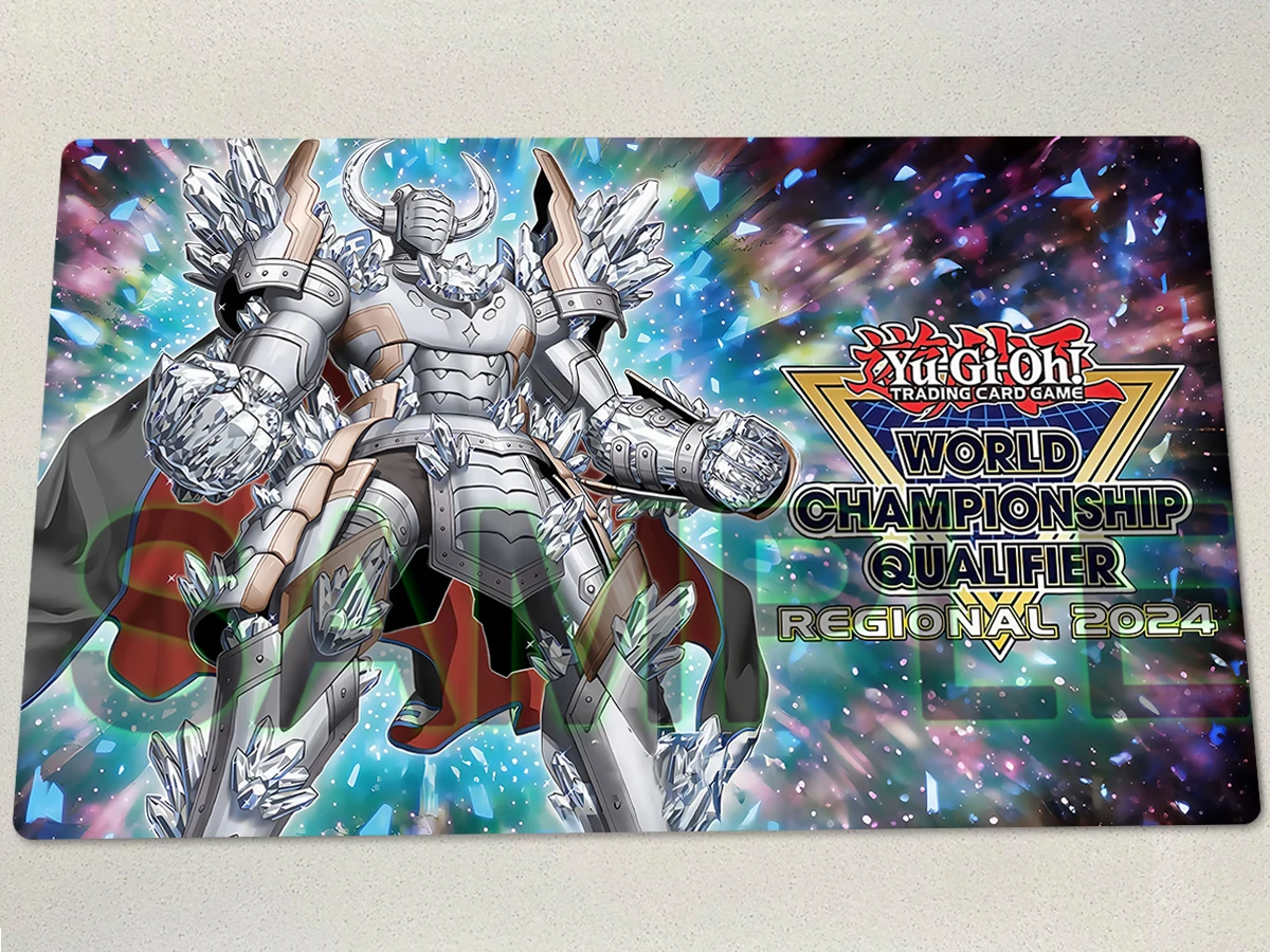 YuGiOh Gem-Knight Master Diamond Dispersion Playmat TCG CCG Mat Board Game Pad Trading Card Game Mat Rubber Mouse Pad Free Bag