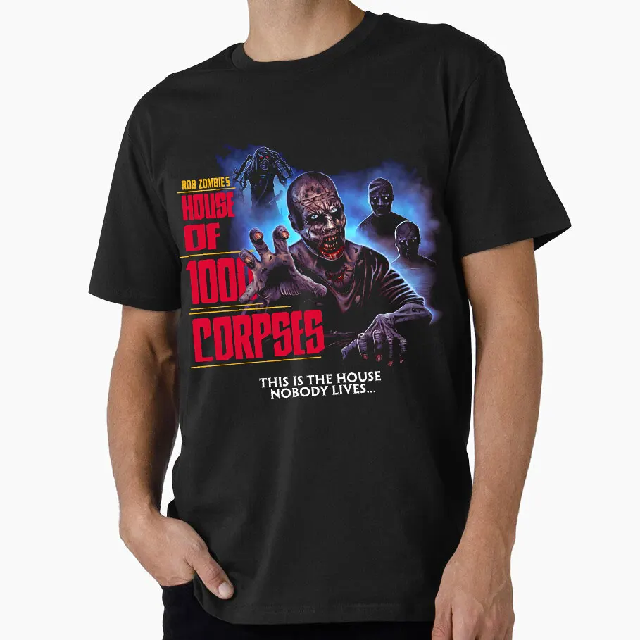 

Pit Zombies House Of 1000 Corpses Sacry Halloween Gift T-Shirt 80s Horror movie aptain Spaulding Graphic Clothes All size Top