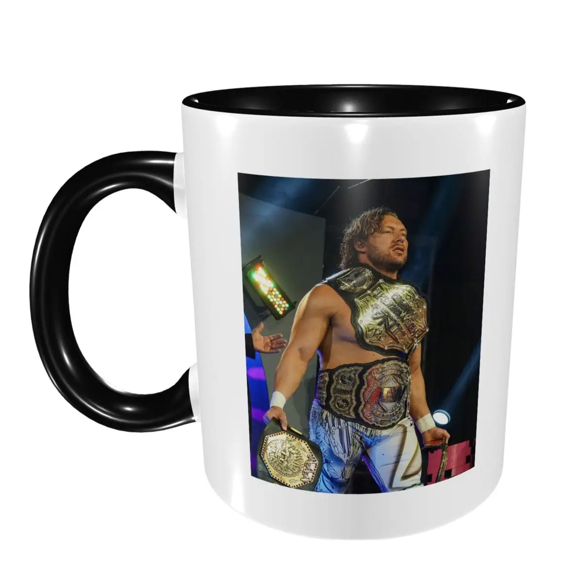 Kenny Omega Kenny The Champ Mug Funny Ceramic Coffee Cups Tea Mugs Milk Cup Drinkware Gifts for Woman Man