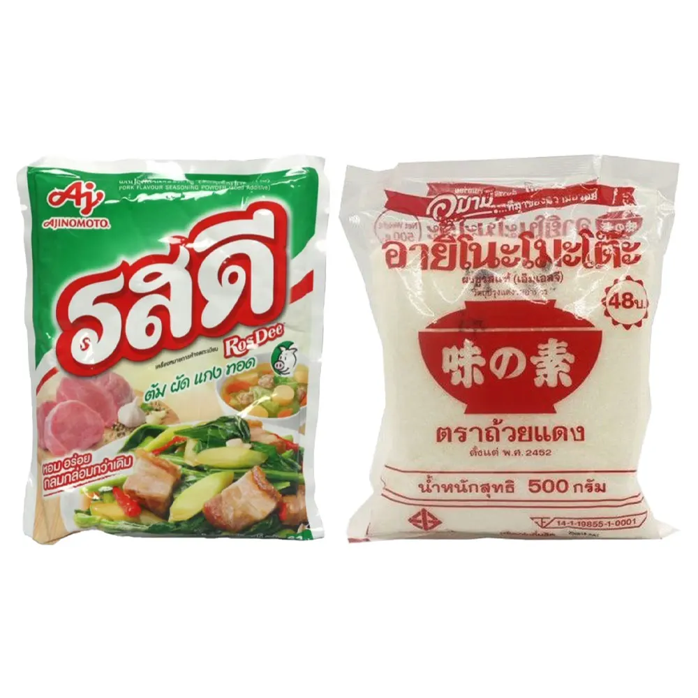 Ajinomoto Roti Mu (400G/800G) / Ácido L-Glutamico Sodium Thai Miwon (250G/500G/1Kg) Compra opcional Condimento Msg